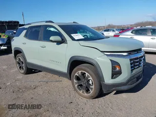 2025 Chevrolet Equinox FWD LT with VIN 3GNAXHEG2SL131819, listed as a IAAI auction lot 41700937 with 5,378 mi miles and . Bid and sale history available at DreamBid. Image 1.