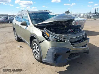 2020 Subaru Outback Premium with VIN 4S4BTACC0L3197584, listed as a IAAI auction lot 41691396 with 59,013 mi miles. Bid and sale history available at carsss.com. Image 1.