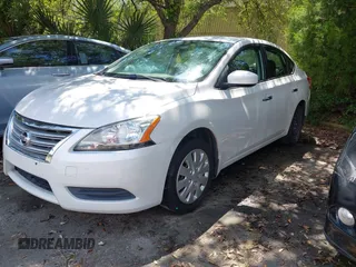 2014 Nissan Sentra S with VIN 3N1AB7AP8EL682996, listed as a IAAI auction lot 42707004 with 196,095 mi miles and . Bid and sale history available at DreamBid. Image 2.