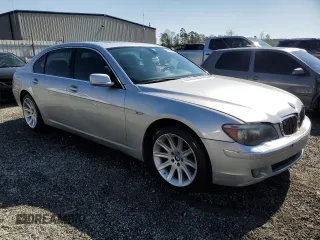 2006 BMW 7 Series 750Li with VIN WBAHN835X6DT59235, listed as a Copart auction lot 50221505 with 172,187 mi miles and Salvage Title. Bid and sale history available at carsss.com. Image 4.