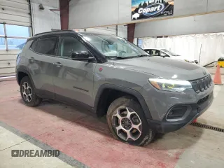 2022 Jeep Compass Trailhawk z VIN 3C4NJDDB4NT203246, wystawiony jako Copart lot #51316075 z przebiegiem 25 966 mil mil oraz Szkoda całkowita • Salvage title. Historia ofert i sprzedaży dostępna na DreamBid. Obrazek 4.