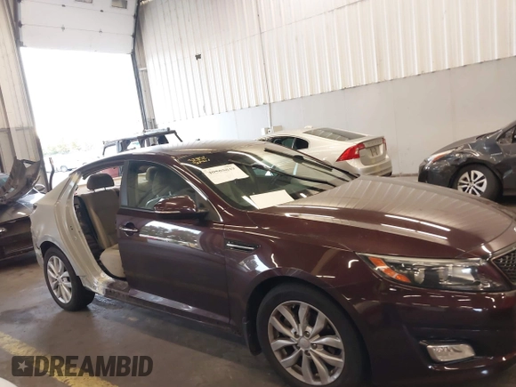 2015 Kia Optima EX with VIN 5XXGN4A78FG417912, listed as a IAAI auction lot 40565849 with 87,358 mi miles. Bid and sale history available at carsss.com. Image 14.