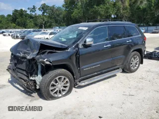 2014 Jeep Grand Cherokee Limited with VIN 1C4RJFBMXEC298618, listed as a Copart auction lot 57656715 with 99,249 mi miles and Salvage title. Bid and sale history available at DreamBid. Image 1.