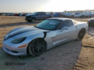 2012 Chevrolet Corvette 1LT with VIN 1G1YE2DW8C5107702, listed as a Copart auction lot 58532065 with 128,105 mi miles and Salvage title. Bid and sale history available at DreamBid. Image 1.