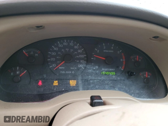 2004 Ford Mustang Deluxe с VIN 1FAFP44454F122839, выставлен на аукционе Copart как лот 45576585 с пробегом 154 049 миль миль и Списание • Salvage title. История ставок и продаж доступна на DreamBid. Изображение 9.