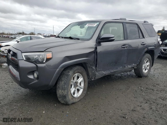 2019 Toyota 4Runner SR5 with VIN JTEBU5JR0K5614099, listed as a Copart auction lot 48896605 with 106,919 mi miles and Salvage Title. Bid and sale history available at carsss.com. Image 1.
