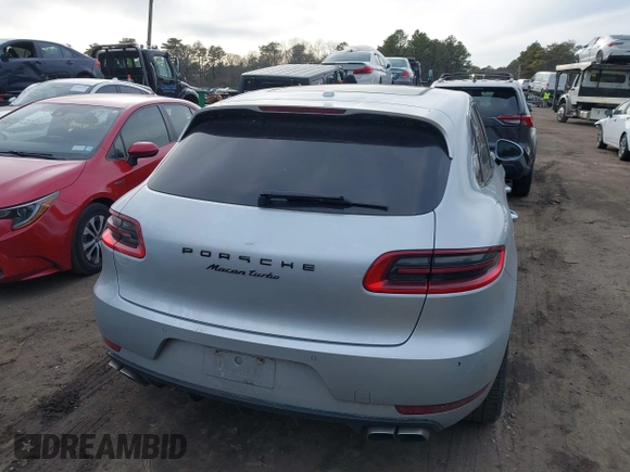 2015 Porsche Macan Turbo с VIN WP1AF2A57FLB96758, выставлен на аукционе IAAI как лот 41585014 с пробегом 129 886 миль миль и . История ставок и продаж доступна на DreamBid. Изображение 16.