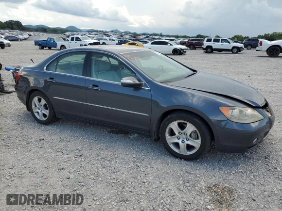 2006 Acura RL z VIN JH4KB16546C008393, wystawiony jako Copart lot #60930345 z przebiegiem 220 010 mil mil oraz Szkoda całkowita • Salvage title. Historia ofert i sprzedaży dostępna na DreamBid. Obrazek 4.