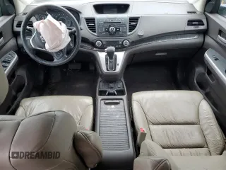 2012 Honda CR-V EX-L with VIN 5J6RM4H75CL051253, listed as a Copart auction lot 47204915 with 0 mi miles and Salvage Title. Bid and sale history available at carsss.com. Image 8.