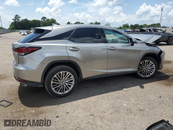 2022 Lexus RX 350 with VIN 2T2JZMAA9NC246031, listed as a Copart auction lot 60275855 with 53,747 mi miles and Non repairable. Bid and sale history available at DreamBid. Image 3.