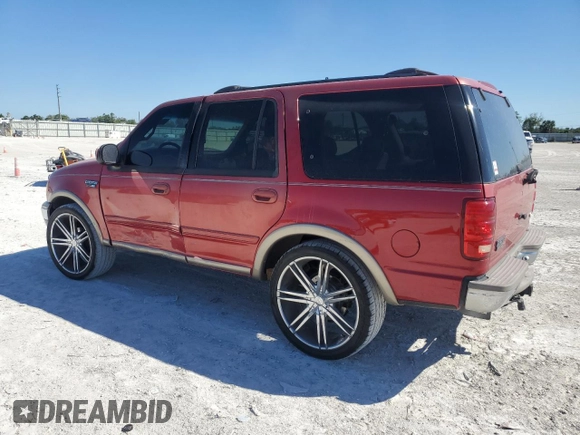 2001 Ford Expedition Eddie Bauer with VIN 1FMRU17W41LB82891, listed as a Copart auction lot 49628365 with 213,712 mi miles and Non repairable. Bid and sale history available at DreamBid. Image 2.