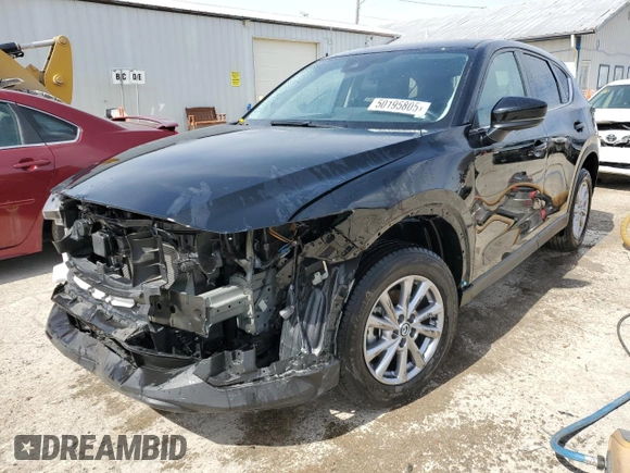 2022 Mazda CX-5 2.5 S Preferred Package with VIN JM3KFBCM6N1591946, listed as a Copart auction lot 50195805 with 16,699 mi miles and Salvage Title. Bid and sale history available at carsss.com. Image 1.