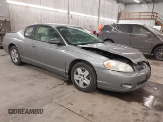 2006 Chevrolet Monte Carlo LS z VIN 2G1WJ15K669386468, wystawiony jako IAAI lot #41362758 z przebiegiem 202 242 mil mil oraz . Historia ofert i sprzedaży dostępna na DreamBid. Obrazek 1.