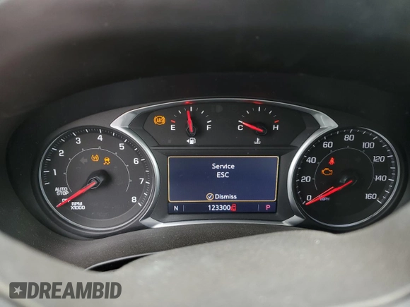 2020 GMC Terrain SLT with VIN 3GKALVEV5LL131921, listed as a Copart auction lot 52604825 with 123,300 mi miles and Salvage Title. Bid and sale history available at carsss.com. Image 9.