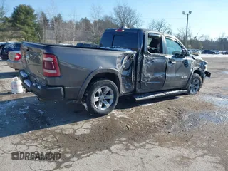 2019 Ram 1500 Laramie with VIN 1C6SRFDTXKN860913, listed as a IAAI auction lot 41356687 with 199,485 mi miles. Bid and sale history available at carsss.com. Image 4.