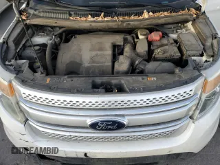 2013 Ford Explorer XLT with VIN 1FM5K7D83DGC19617, listed as a Copart auction lot 50231925 with 184,027 mi miles and Salvage Title. Bid and sale history available at DreamBid. Image 12.