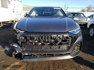 2025 Audi Q8 Premium Plus with VIN WA1EVBF12SD002406, listed as a Copart auction lot 86548284 with 1,756 mi miles and Salvage Title. Bid and sale history available at carsss.com. Image 5.