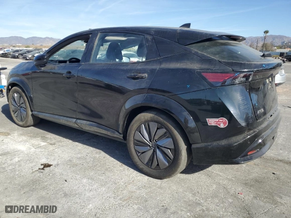 2023 Nissan ARIYA EVOLVE+ with VIN JN1DF0BB2PM710926, listed as a Copart auction lot 89164465 with 9201 miles and Salvage Title. Bid and sale history available at carsss.com. Image 2.