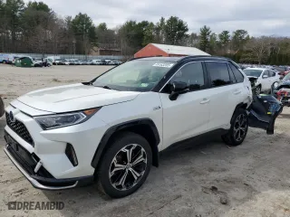 2021 Toyota RAV4 Prime XSE with VIN JTMEB3FV6MD071769, listed as a Copart auction lot 49163285 with 35,677 mi miles and Salvage Title. Bid and sale history available at carsss.com. Image 1.