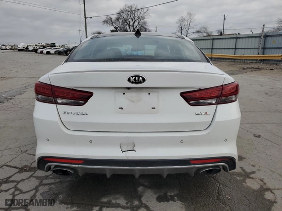 2017 Kia Optima SX Limited with VIN 5XXGV4L24HG124738, listed as a Copart auction lot 48797455 with 149,571 mi miles and Salvage Title. Bid and sale history available at carsss.com. Image 6.