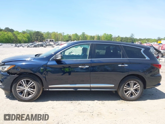 2020 Infiniti QX60 Luxe with VIN 5N1DL0MM6LC528615, listed as a IAAI auction lot 42016614 with 81,449 mi miles and . Bid and sale history available at DreamBid. Image 14.