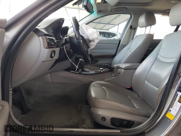 2011 BMW 3 Series 328i with VIN WBAPH5C50BA444114, listed as a Copart auction lot 52643655 with 189,437 mi miles and Salvage Title. Bid and sale history available at carsss.com. Image 7.