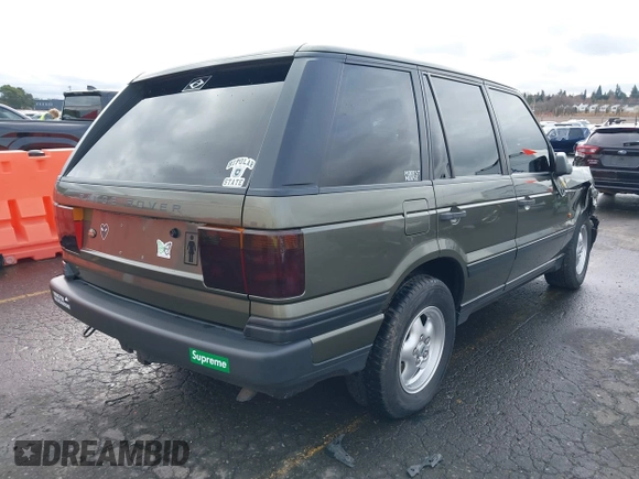 1997 Land Rover Range Rover with VIN SALPV124XVA360487, listed as a IAAI auction lot 41817163 with 141,344 mi miles and . Bid and sale history available at DreamBid. Image 4.