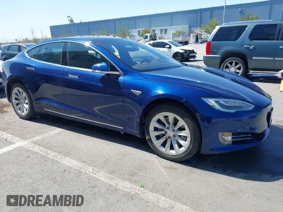 2016 Tesla Model S 90D with VIN 5YJSA1E25GF157220, listed as a IAAI auction lot 42003019 with 130,540 mi miles and . Bid and sale history available at DreamBid. Image 1.