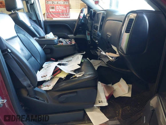 2018 Chevrolet Silverado 1500 LT with VIN 3GCUKREC0JG580317, listed as a IAAI auction lot 41868522 with 75,738 mi miles. Bid and sale history available at carsss.com. Image 5.