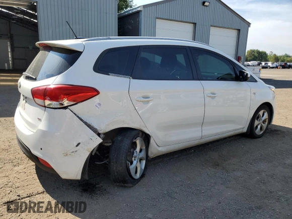 2014 Kia Rondo LX with VIN KNAHT8A39E7008448, listed as a Copart auction lot 68246824 with 276,596 mi miles and Salvage Title. Bid and sale history available at carsss.com. Image 3.