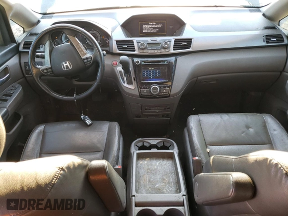 2017 Honda Odyssey EX-L with VIN 5FNRL5H69HB015808, listed as a Copart auction lot 50824895 with 158,934 mi miles and Clean Title. Bid and sale history available at DreamBid. Image 8.