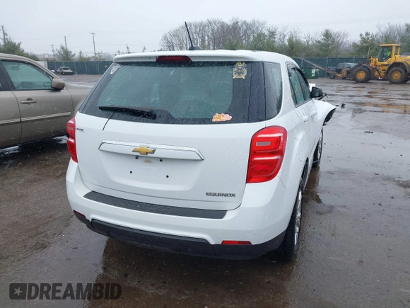 2016 Chevrolet Equinox LS with VIN 2GNALBEK5G6211527, listed as a IAAI auction lot 41824325 with 155,066 mi miles. Bid and sale history available at carsss.com. Image 4.