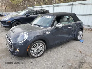 2019 MINI Convertible Cooper S with VIN WMWWG9C53K3E40166, listed as a Copart auction lot 50588705 with 32,886 mi miles and Salvage Title. Bid and sale history available at carsss.com. Image 1.