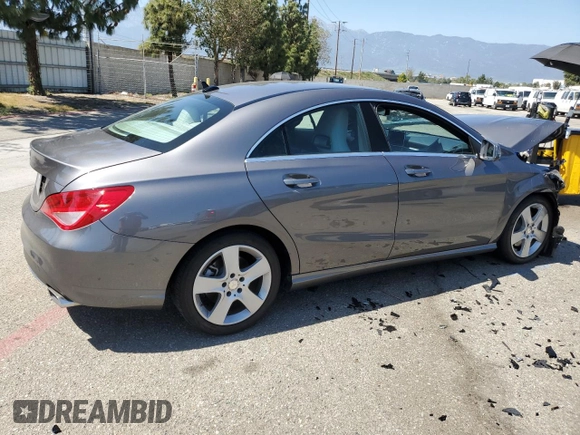 2015 Mercedes-Benz CLA 250 with VIN WDDSJ4EB8FN205137, listed as a Copart auction lot 53049934 with 23,920 mi miles and . Bid and sale history available at DreamBid. Image 3.