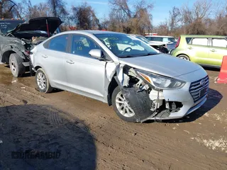 2019 Hyundai Accent SE with VIN 3KPC24A37KE039217, listed as a IAAI auction lot 41434682 with 149,943 mi miles. Bid and sale history available at carsss.com. Image 1.