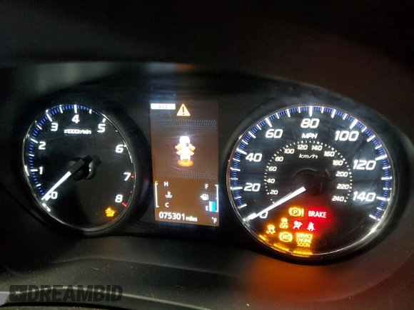 2020 Mitsubishi Outlander ES with VIN JA4AZ3A35LZ019562, listed as a Copart auction lot 52788695 with 75,301 mi miles and Salvage title. Bid and sale history available at DreamBid. Image 9.