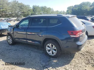 2018 Volkswagen Atlas SE with VIN 1V2KR2CA1JC505493, listed as a Copart auction lot 62057515 with 96,795 mi miles and Salvage title. Bid and sale history available at DreamBid. Image 2.