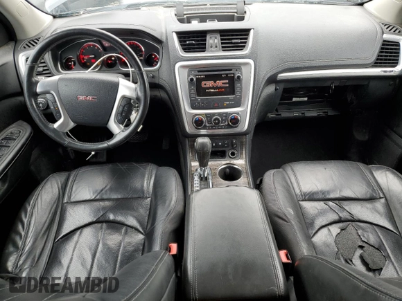 2013 GMC Acadia SLT with VIN 1GKKRSKD2DJ148987, listed as a Copart auction lot 52201795 with 201,842 mi miles and Salvage Title. Bid and sale history available at carsss.com. Image 8.