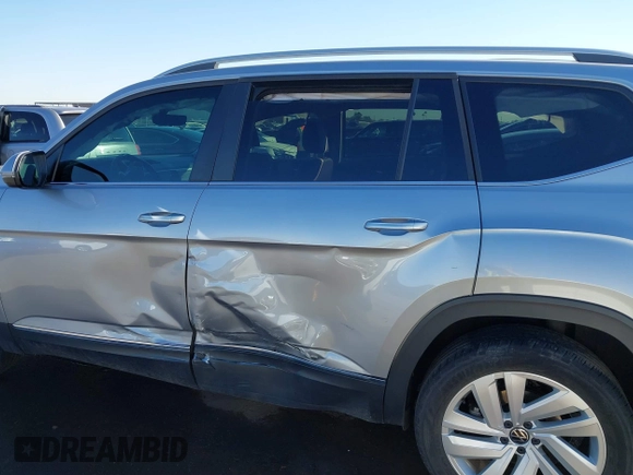 2021 Volkswagen Atlas SEL with VIN 1V2BR2CA9MC595044, listed as a IAAI auction lot 41507412 with 49,170 mi miles and . Bid and sale history available at DreamBid. Image 14.