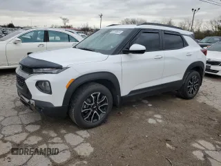 2023 Chevrolet TrailBlazer ACTIV with VIN KL79MSSL4PB079277, listed as a Copart auction lot 81198974 with 38,504 mi miles and Salvage Title. Bid and sale history available at DreamBid. Image 1.