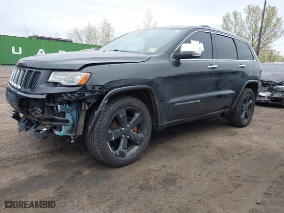 2014 Jeep Grand Cherokee Overland with VIN 1C4RJFCG6EC121654, listed as a IAAI auction lot 42051730 with 163,853 mi miles. Bid and sale history available at carsss.com. Image 19.