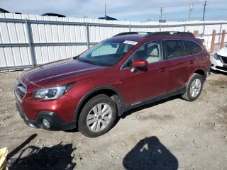 2018 Subaru Outback Premium with VIN 4S4BSADCXJ3213479, listed as a Copart auction lot 48976835 with 114,229 mi miles and Clean Title. Bid and sale history available at carsss.com. Image 1.