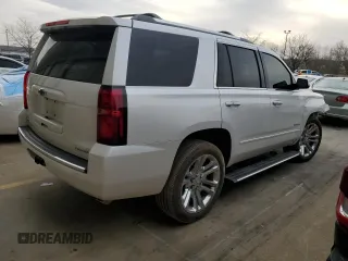 2020 Chevrolet Tahoe Premier z VIN 1GNSKCKJ7LR307957, wystawiony jako Copart lot #49585705 z przebiegiem 116 139 mil mil oraz Szkoda całkowita • Salvage title. Historia ofert i sprzedaży dostępna na DreamBid. Obrazek 3.