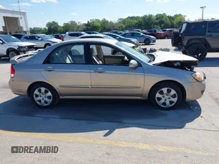 2008 Kia Spectra SX with VIN KNAFE121485492955, listed as a IAAI auction lot 41995775 with 61,717 mi miles. Bid and sale history available at carsss.com. Image 13.