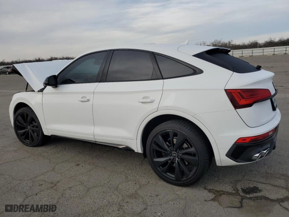 2023 Audi SQ5 Sportback Premium Plus with VIN WA124AFY1P2038636, listed as a Copart auction lot 43578025 with NaN miles and Salvage Title. Bid and sale history available at carsss.com. Image 2.