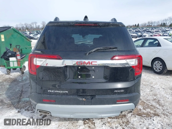 2021 GMC Acadia SLE with VIN 1GKKNRLS0MZ125176, listed as a IAAI auction lot 41610339 with Not Provided miles. Bid and sale history available at carsss.com. Image 16.