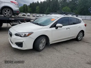 2017 Subaru Impreza Premium with VIN 4S3GTAB65H3703505, listed as a Copart auction lot 57729735 with 79,259 mi miles and Salvage title. Bid and sale history available at DreamBid. Image 1.