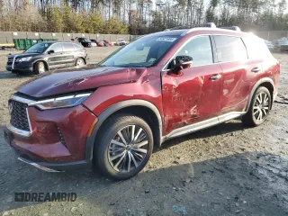 2022 Infiniti QX60 Sensory with VIN 5N1DL1GS3NC340945, listed as a Copart auction lot 84921684 with 47,622 mi miles and Salvage title. Bid and sale history available at DreamBid. Image 1.