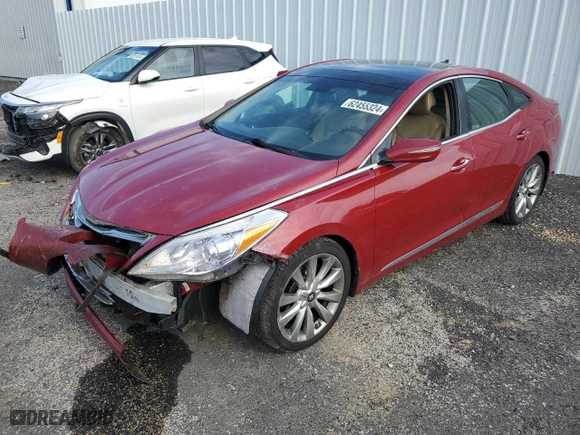 2013 Hyundai Azera with VIN KMHFH4JG3DA212537, listed as a Copart auction lot 62455324 with 130,531 mi miles and Clean Title. Bid and sale history available at carsss.com. Image 1.