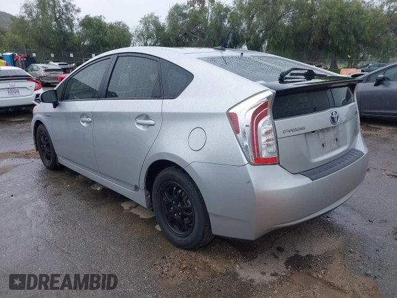 2012 Toyota Prius One with VIN JTDKN3DUXC5478605, listed as a IAAI auction lot 41788143 with 136,876 mi miles and . Bid and sale history available at carsss.com. Image 3.